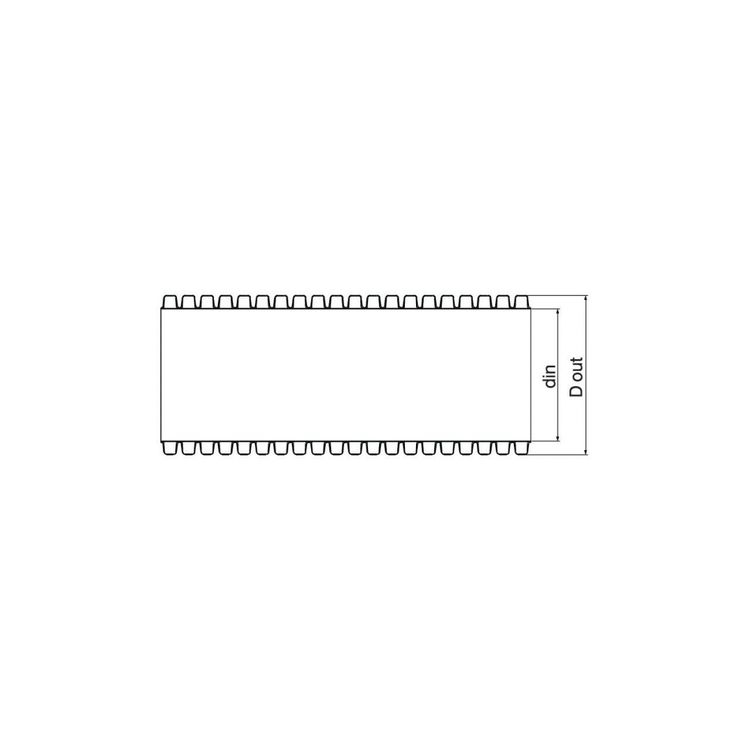 GEONFLEX tub pliabil cu perete dublu structurat